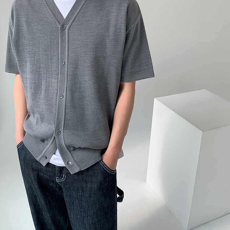 RT No. 1708 SHORT SLEEVE CARDIGAN