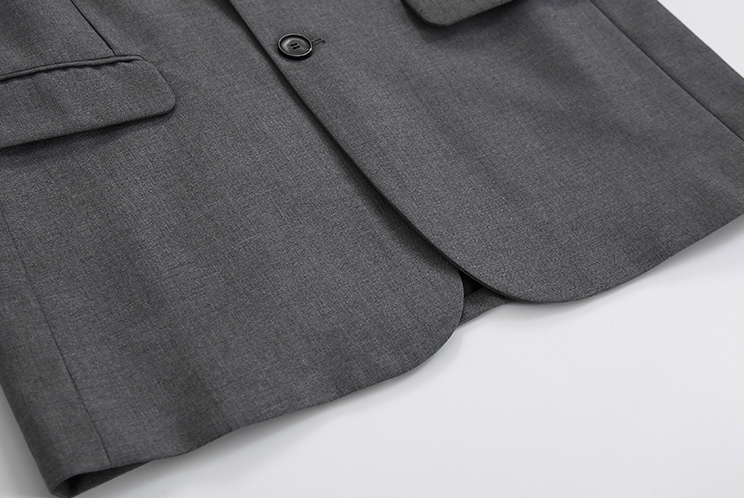 RT No. 1452 GRAY SUIT (TOP / BOTTOM)