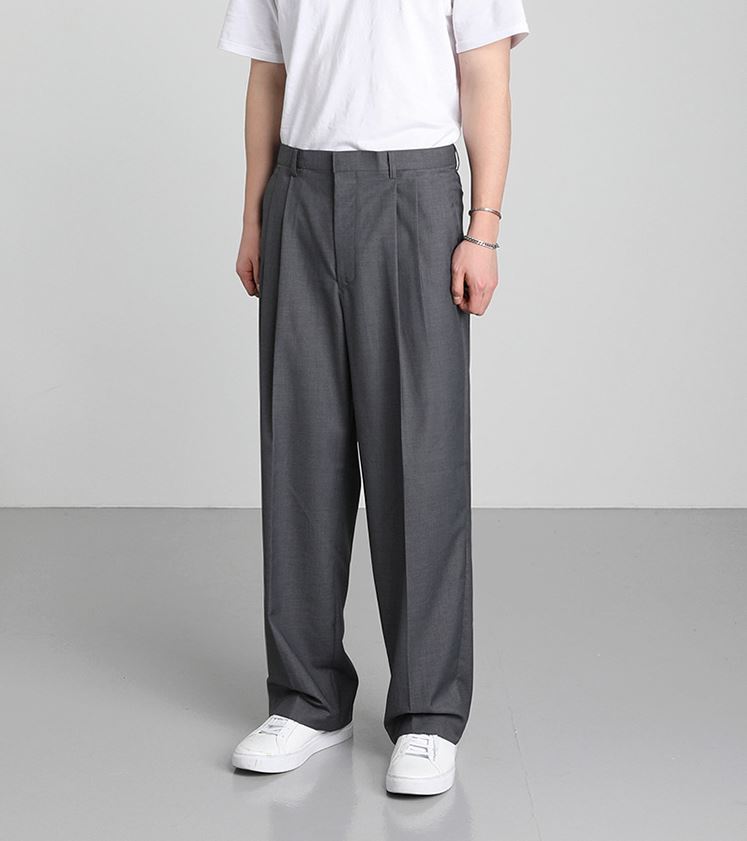 RT No. 4470 WIDE STRAIGHT DRAPE PANTS