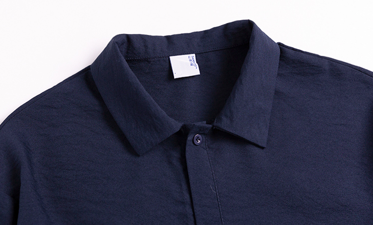 RT No. 2236 HALF SLEEVE HALF BUTTON COLLAR SHIRT