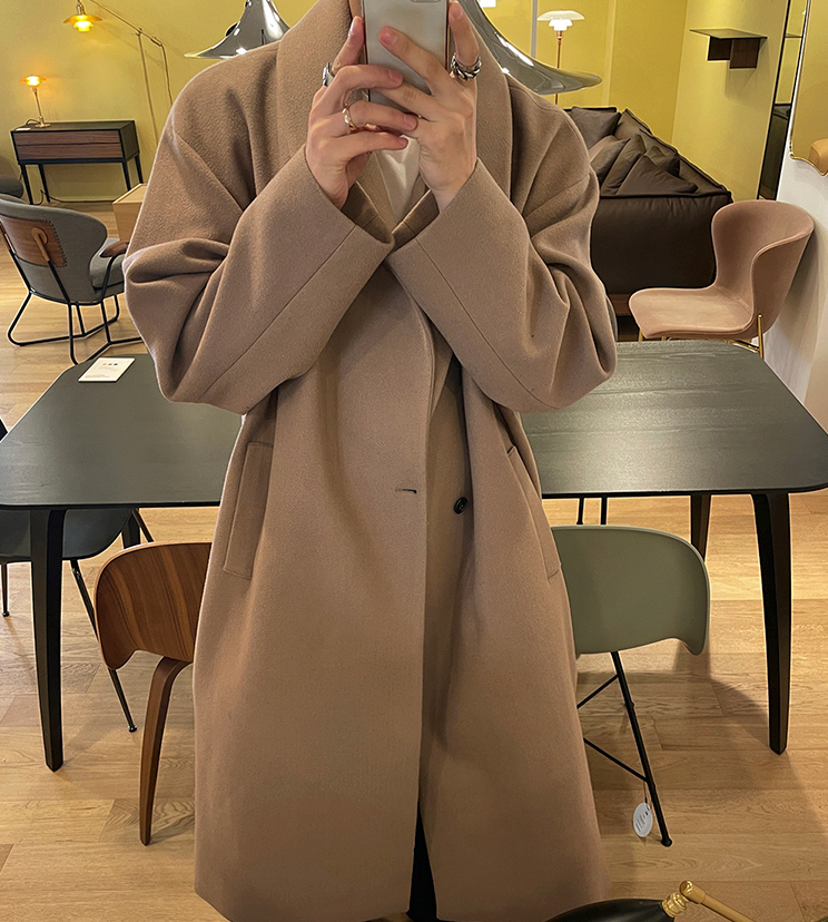 RT No. 3458 BROWN WOOLEN COAT JK