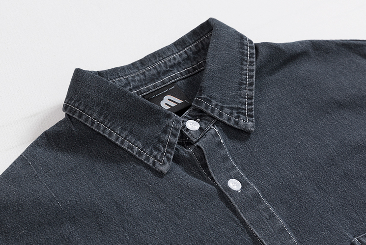 RT No. 4204 DARK GRAY DENIM SHIRT