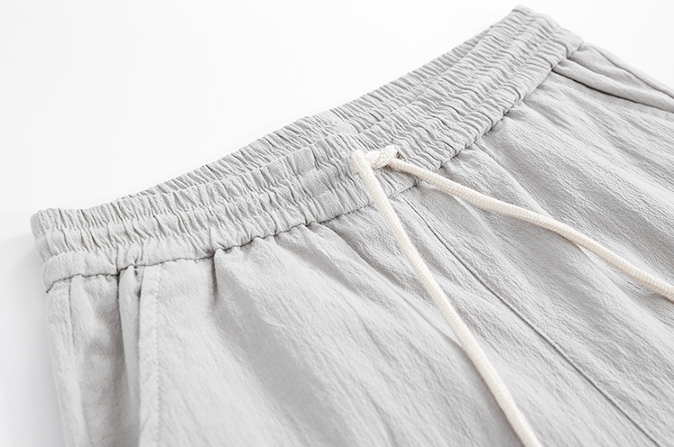 RT No. 1747 DRAWSTRING LINEN SHORTS