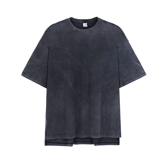 RT No. 547 OVERSIZE WASHED GREY SHIRT