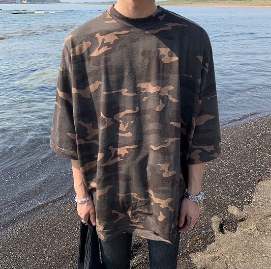 RT No. 546 OVERSIZE CAMO SHIRT