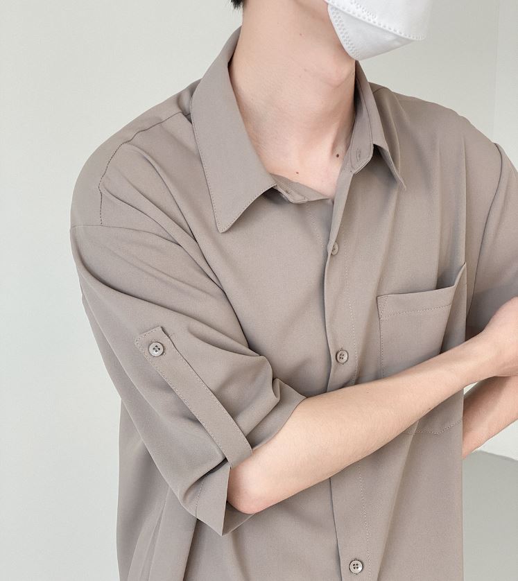 RT No. 5078 BUTTON UP HALF SLEEVE SHIRT