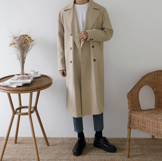 RT No. 2794 LIGHT BROWN TRENCH COAT