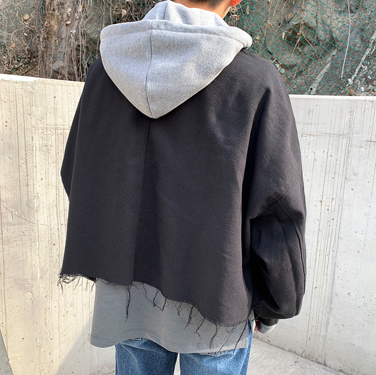 RT No. 3019 CROPPED HOODED JK