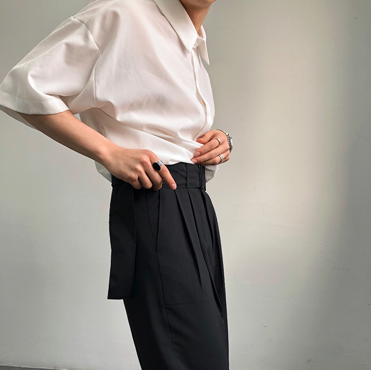 RT No. 1707 LOOSE WIDE SUIT PANTS