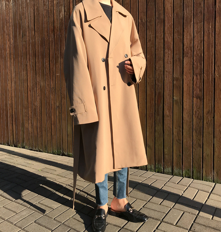 RT No. 2791 BELT TRENCH COAT