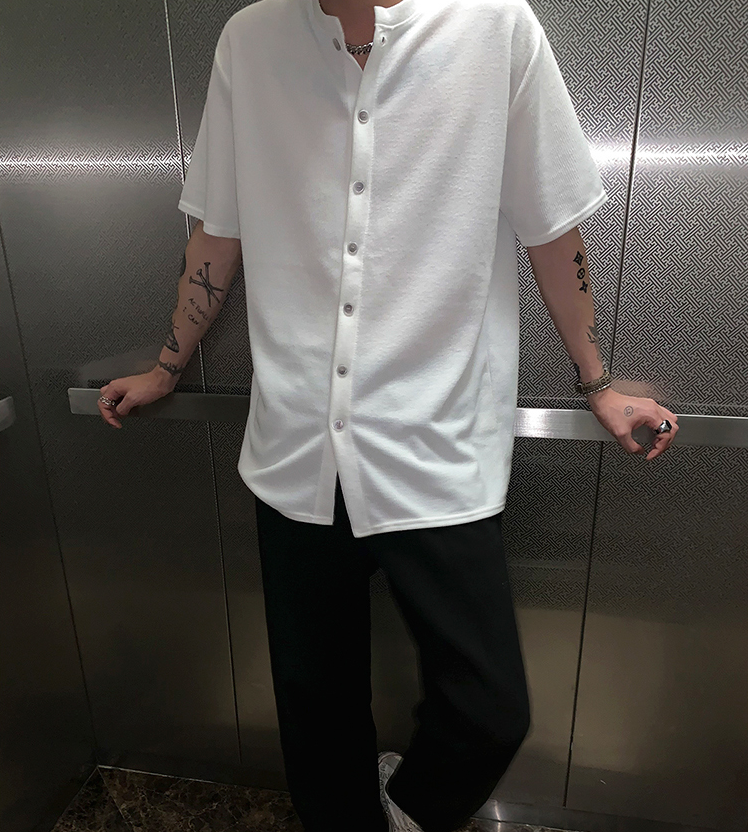 RT No. 2019 BUTTON UP S/S CARDIGAN