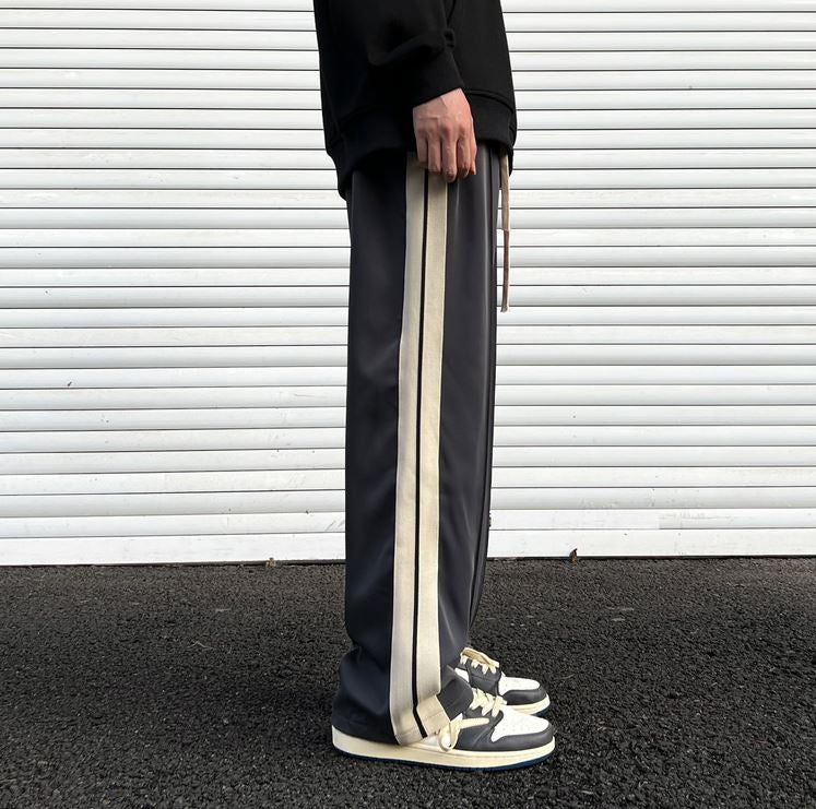 RT No. 5211 STRIPED STRAIGHT SWEATPANTS