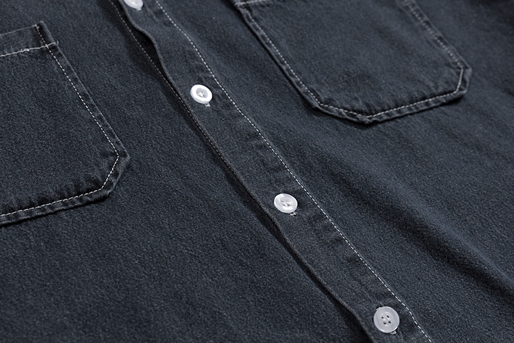 RT No. 4204 DARK GRAY DENIM SHIRT