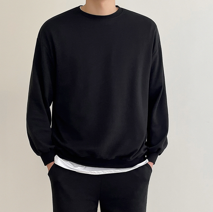 RT No. 4212 GRAY/BLACK SWEATER & WIDE SWEATPANTS