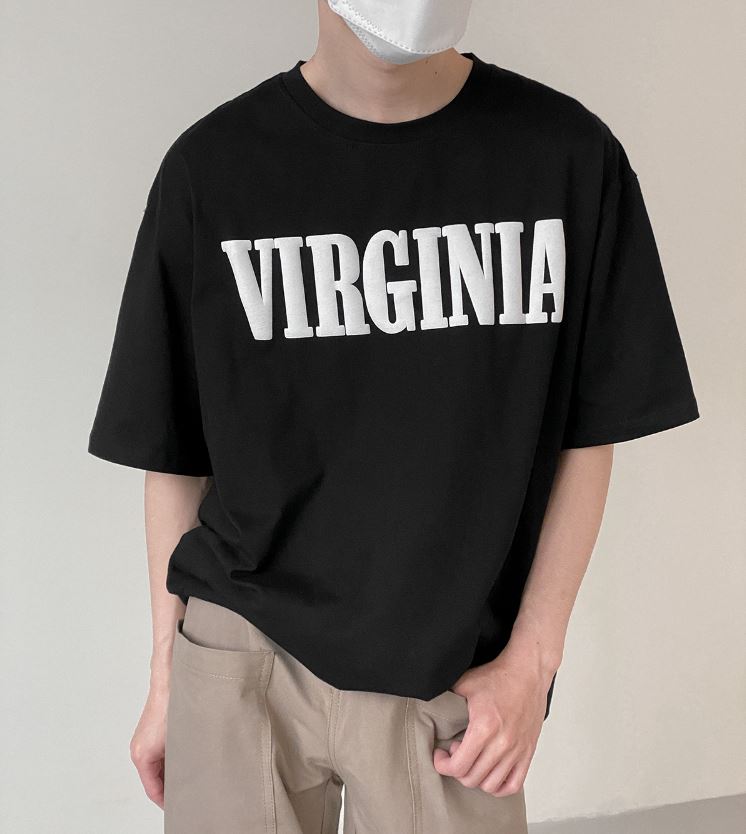 RT No. 5085 VIRGINIA LETTERED HALF SLEEVE SHIRT