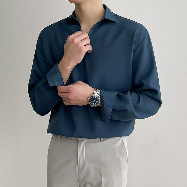 RT No. 2564 V-NECK COLLAR SHIRT