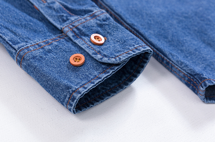 RT No. 4098 BLUE DENIM COLLAR SHIRT