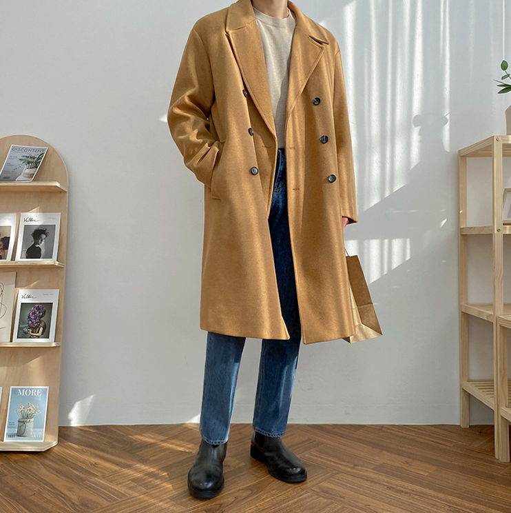 RT No. 2762 WOOLEN TRENCH COAT