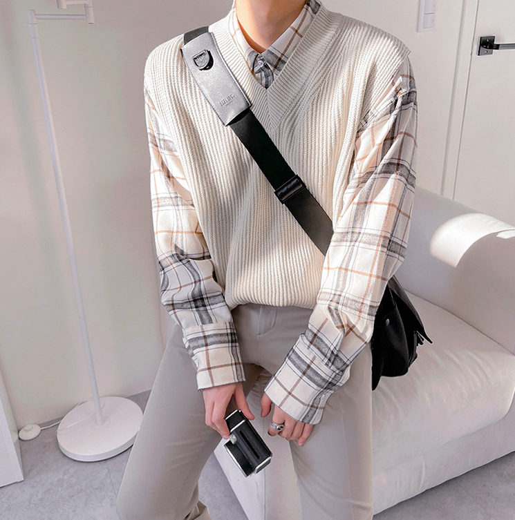 RT No. 4275 PLAID COLLAR SHIRT