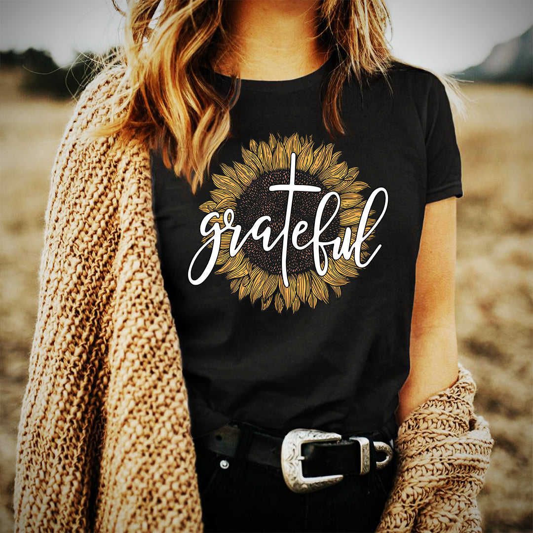 Grateful Sunflower Tee (Bestseller)