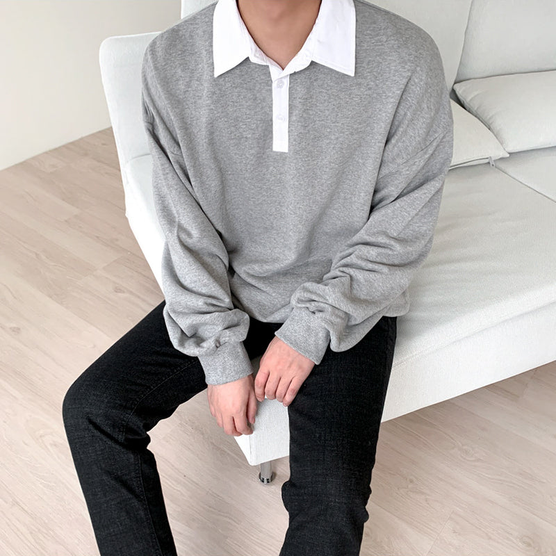 RT No. 2260 COLLARED SWEATER