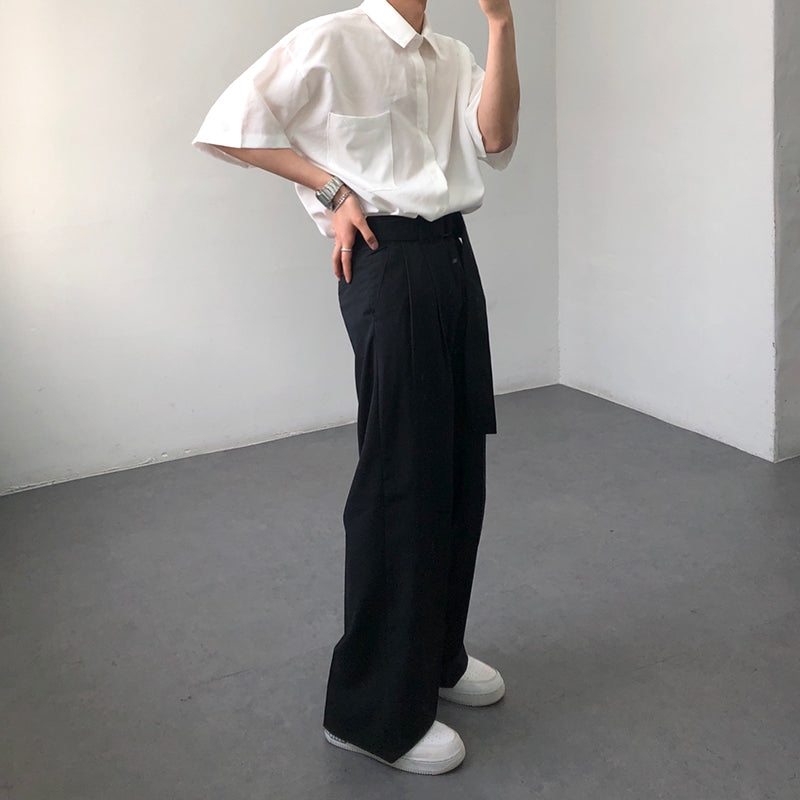 RT No. 1707 LOOSE WIDE SUIT PANTS