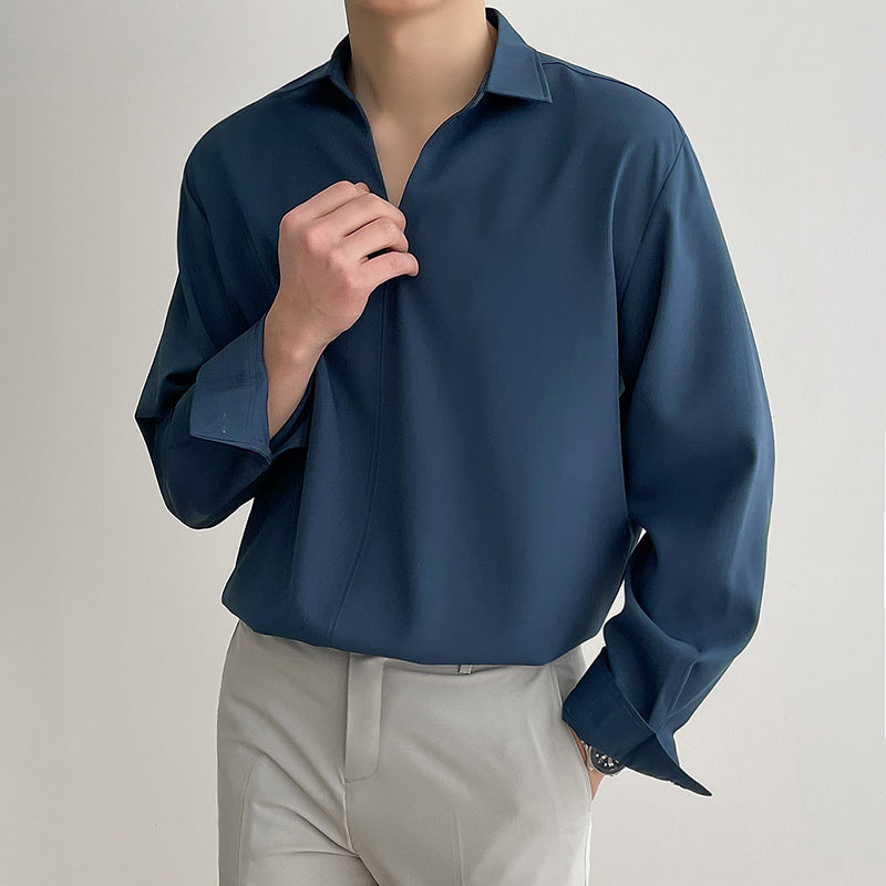 RT No. 2564 V-NECK COLLAR SHIRT