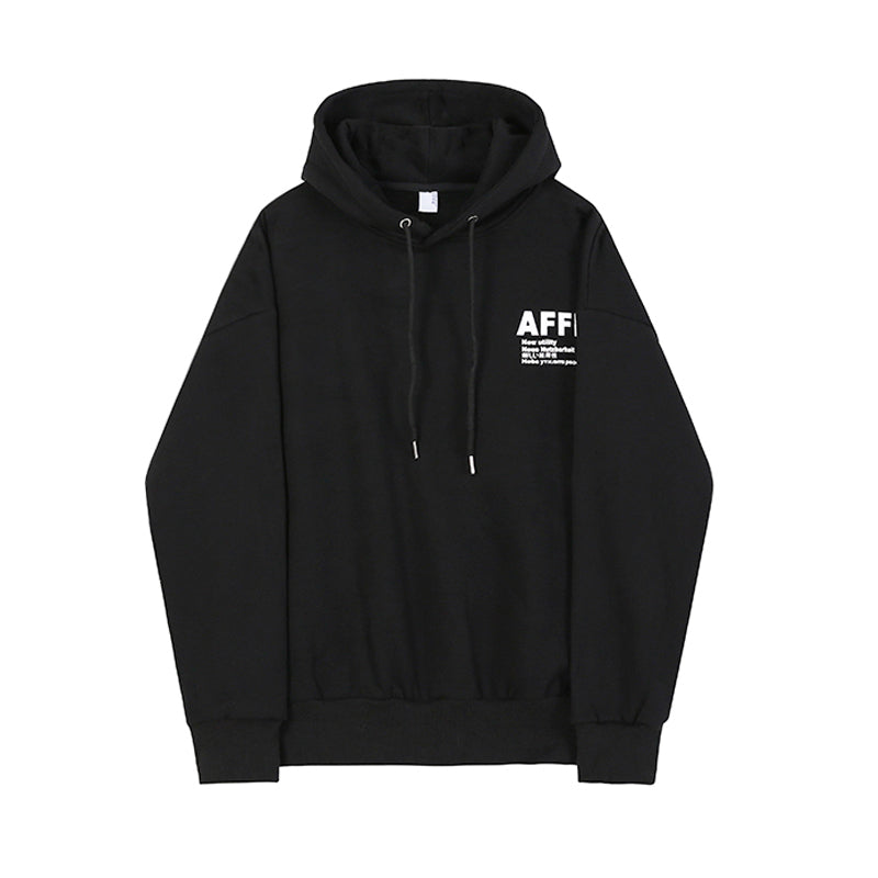 RT No. 5047 BLACK LETTER HOODIE