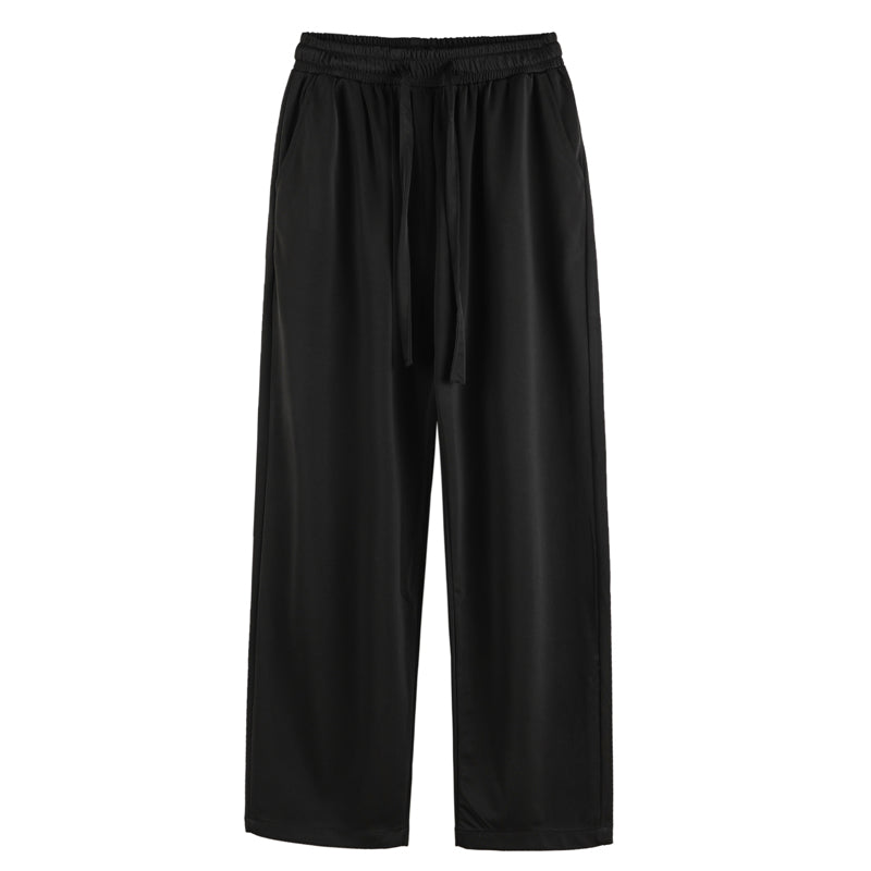 RT No. 5253 STRAIGHT DRAWSTRING WIDE PANTS