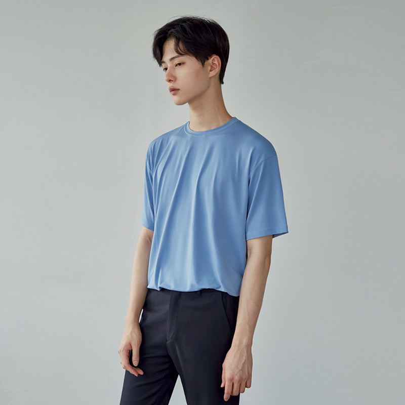 RT No. 1757 BASIC COTTON HALF SLEEVE SHIRT