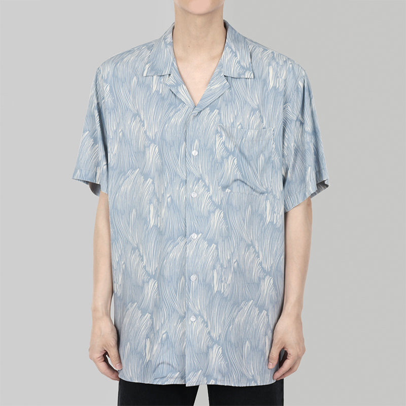 RT No. 1752 PAINTED BUTTON UP COLLARED SHIRT