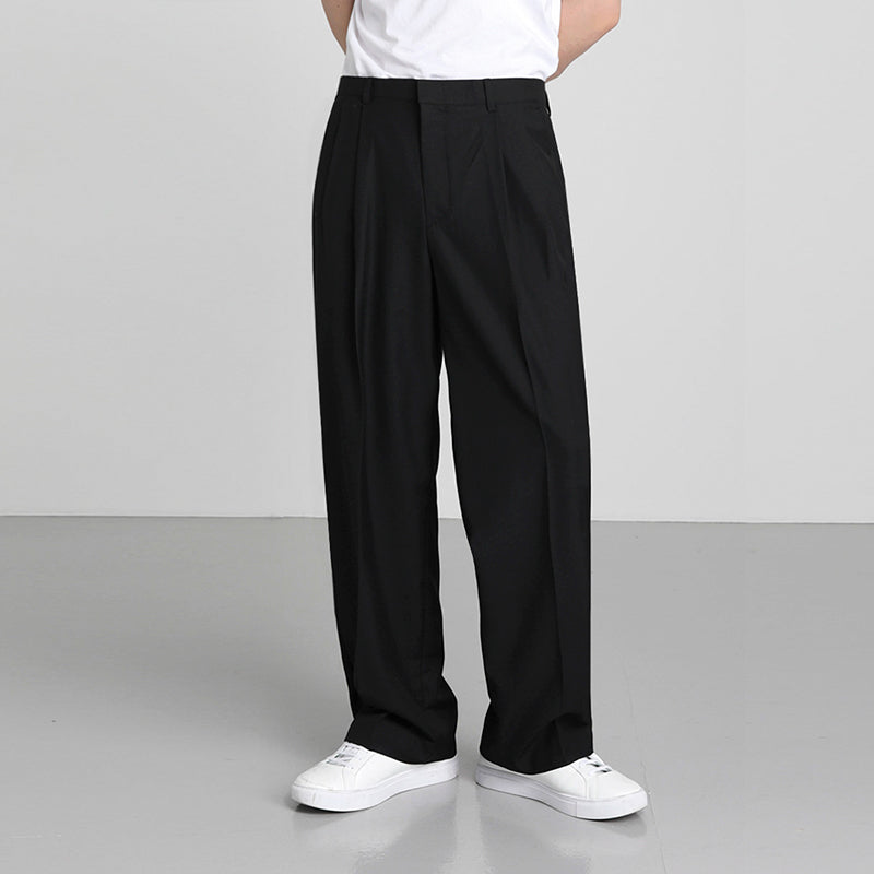 RT No. 4470 WIDE STRAIGHT DRAPE PANTS