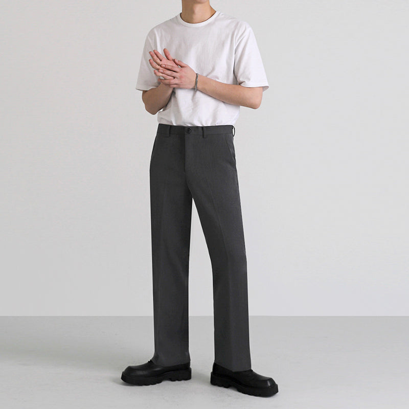 RT No. 4446 STRAIGHT CASUAL SUIT PANTS