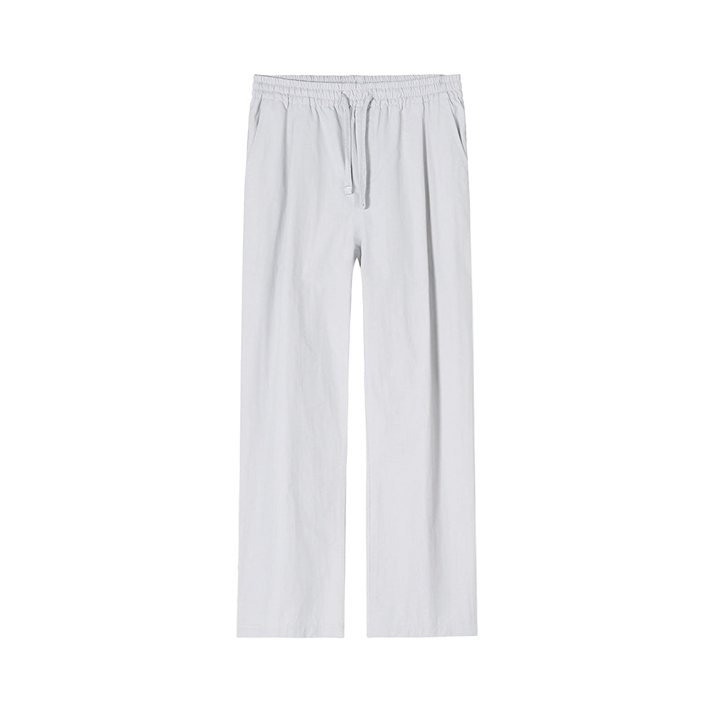 RT No. 5131 GRAY WIDE STRAIGHT PANTS