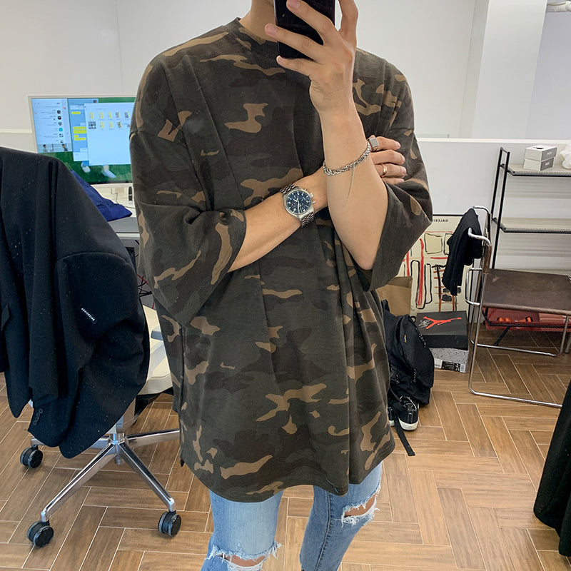 RT No. 546 OVERSIZE CAMO SHIRT