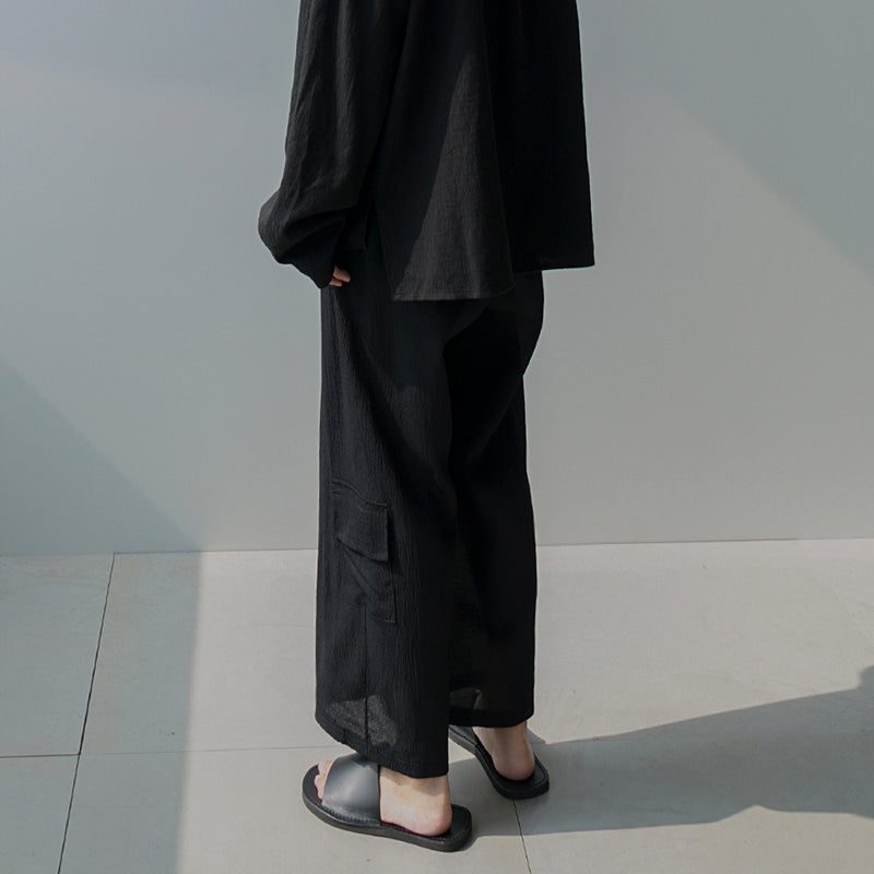 RT No. 1525 THIN WIDE PANTS