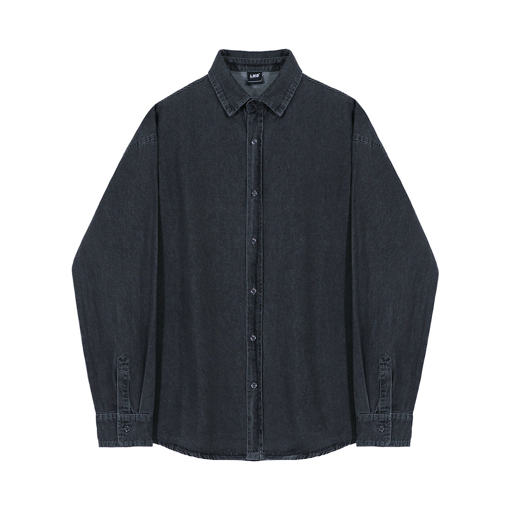 RT No. 5414 BUTTON-UP COLLAR DENIM SHIRT