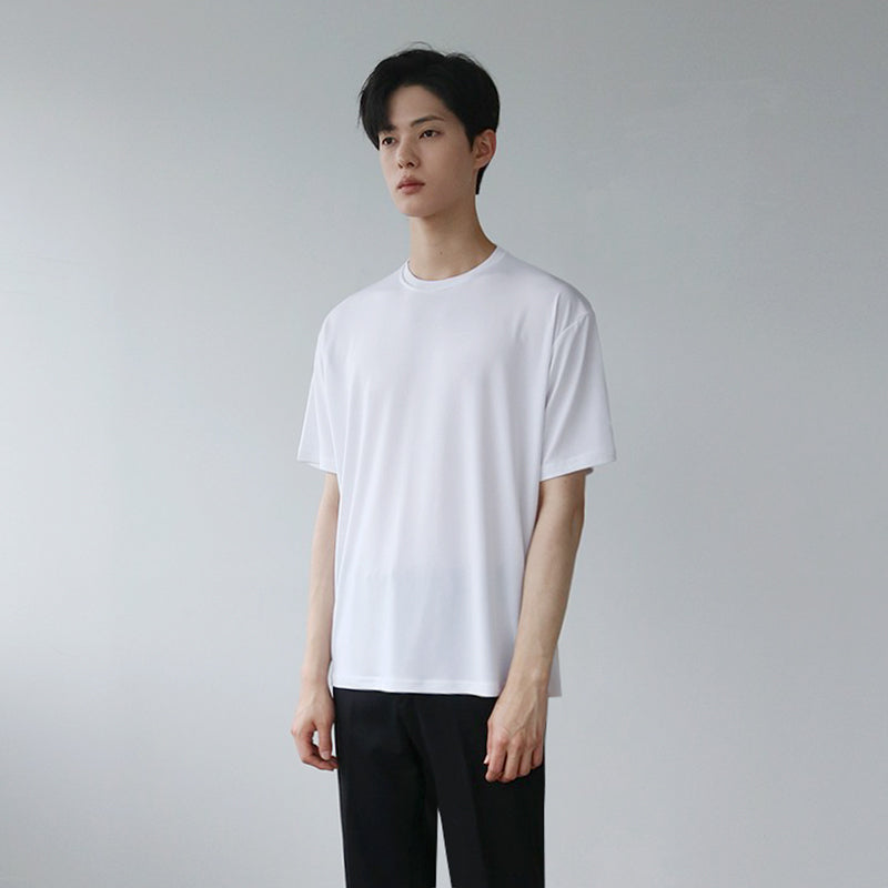 RT No. 1757 BASIC COTTON HALF SLEEVE SHIRT