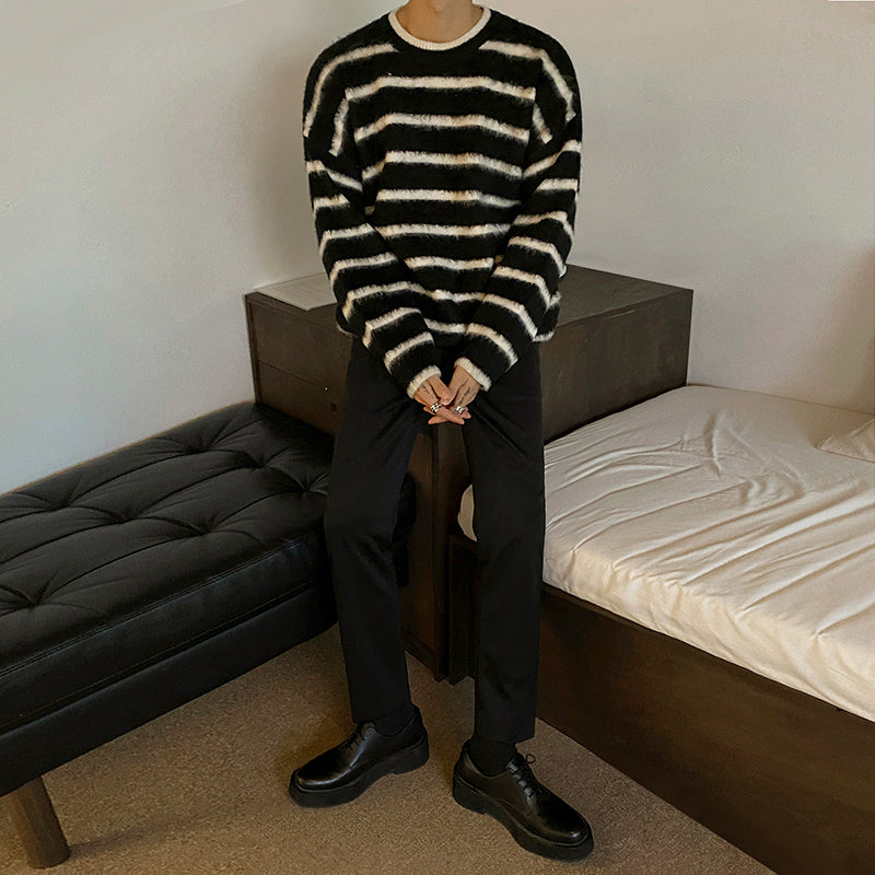 RT No. 3346 WOOLEN STRIPED SWEATER