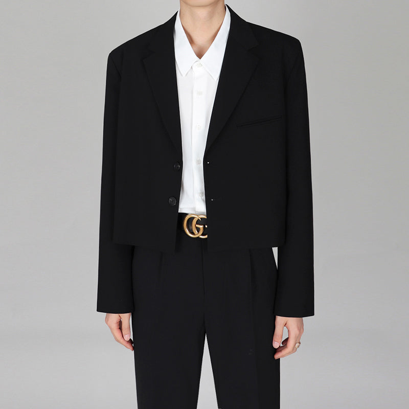 RT No. 4184 CROPPED BLAZER SUIT