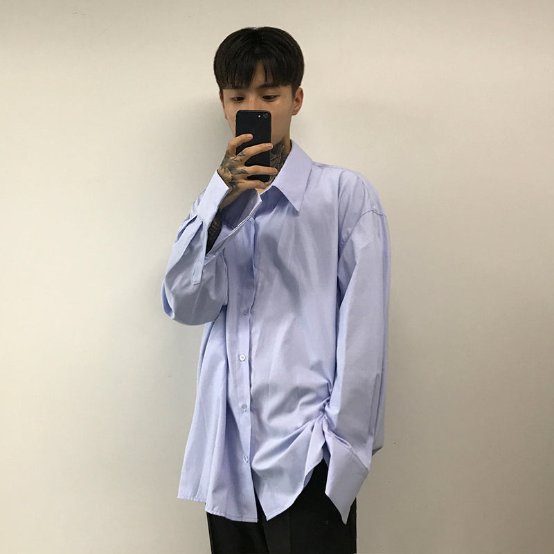 RT No. 2819 LOOSE BASIC COLLAR SHIRT