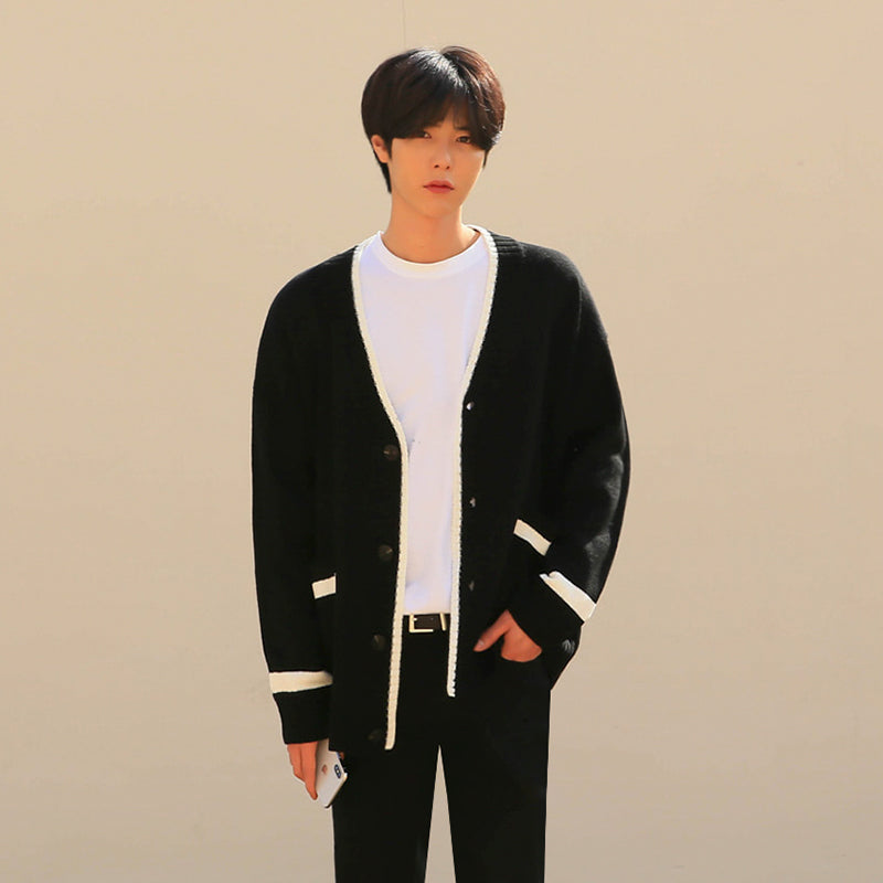 RT No. 2519 BLACK CARDIGAN