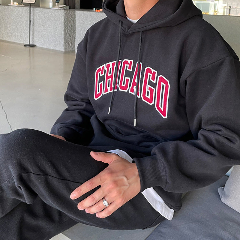 RT No. 4302 CHICAGO LETTERED HOODIE