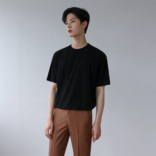 RT No. 1757 BASIC COTTON HALF SLEEVE SHIRT