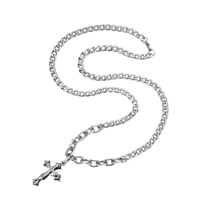 CROSS PENDANT CHAIN NECKLACE