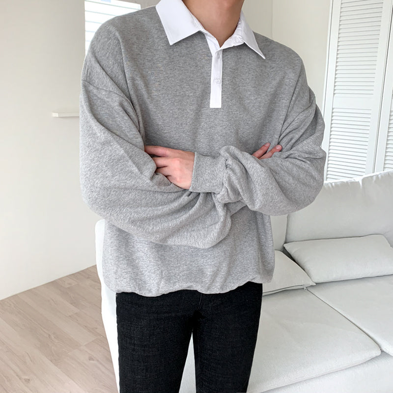 RT No. 2260 COLLARED SWEATER