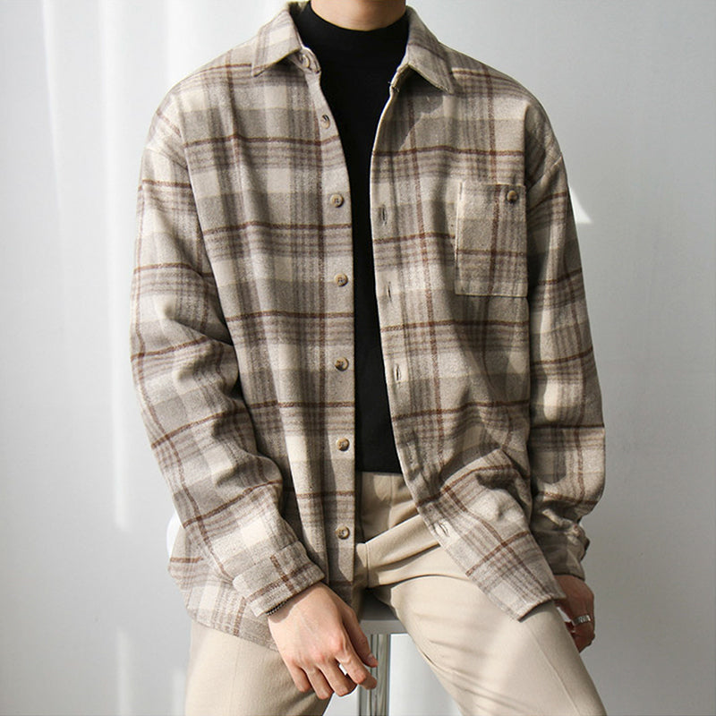 RT No. 2811 WOOLEN PLAID SHIRT