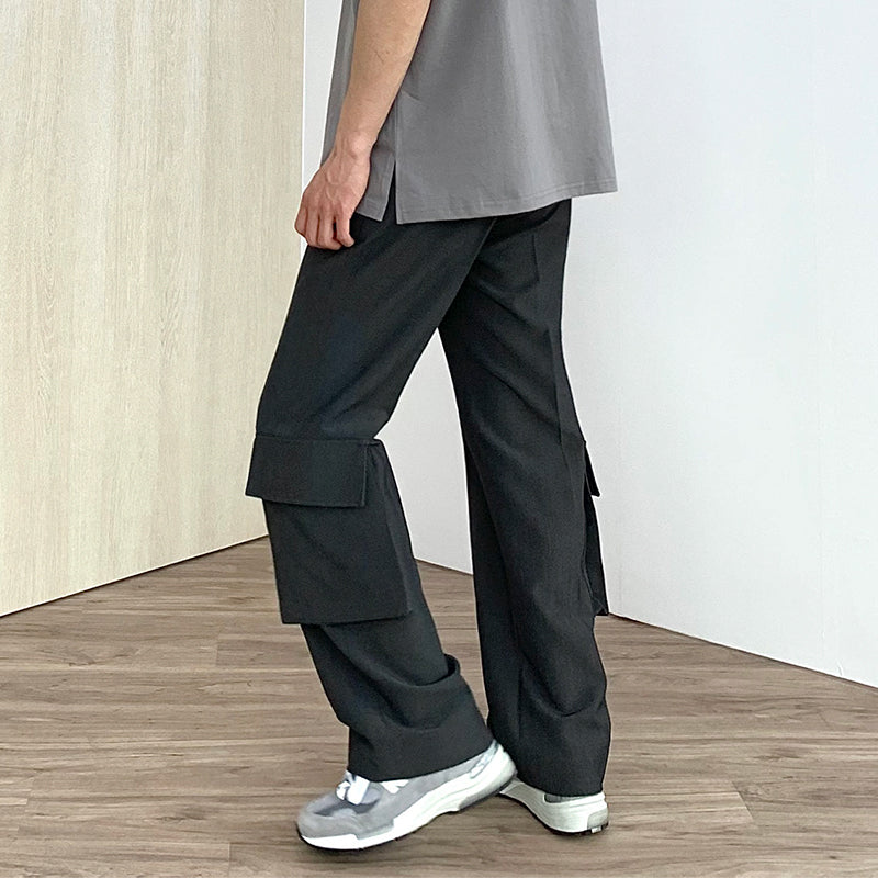 RT No. 2040 POCKET STRAIGHT SUIT PANTS