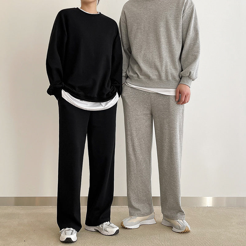 RT No. 4212 GRAY/BLACK SWEATER & WIDE SWEATPANTS