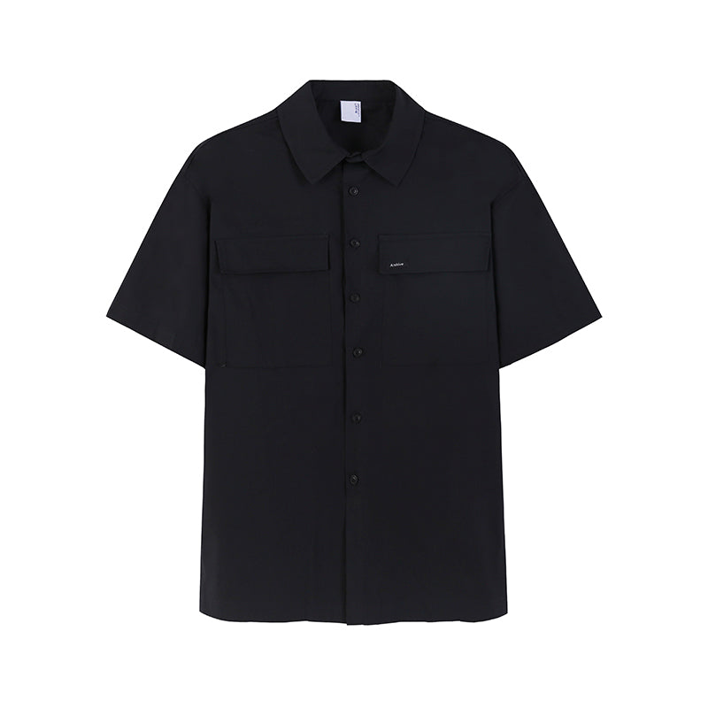 RT No. 4392 JAPANESE ESSENTIAL HALF-SLEEVE COLLAR SHIRT